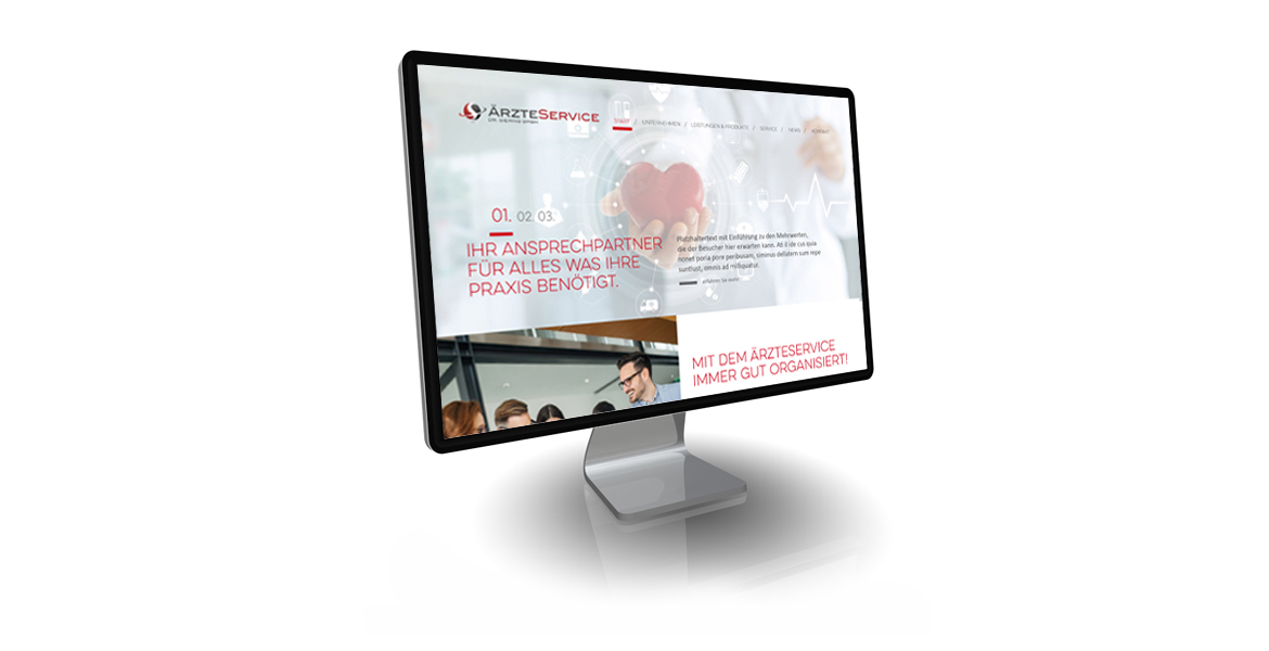 Entwicklung der Unternehmenswebsite