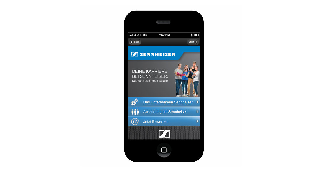 Erstellung einer Karriere-App